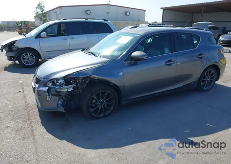 2013 Lexus Ct 200H из США, поврежденный, VIN JTHKD5BH3D2168916